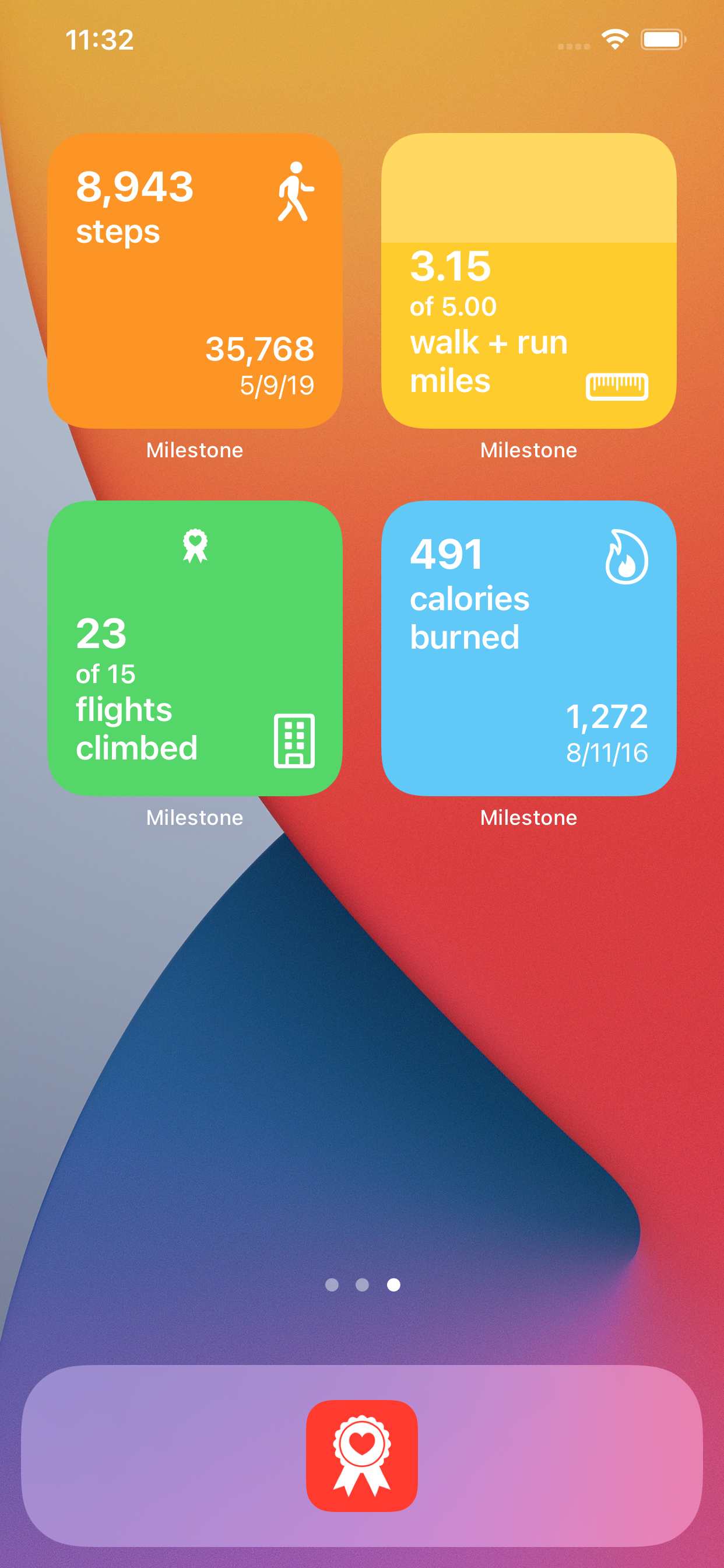 Screenshot of Milestone Fitness